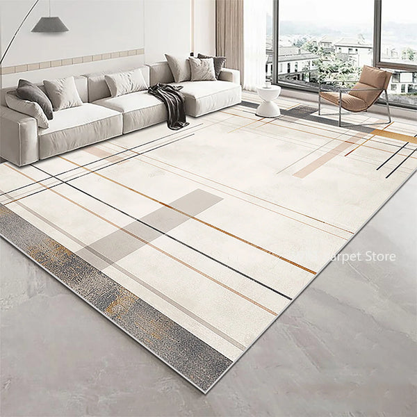 Golden Geometry Luxe Rug