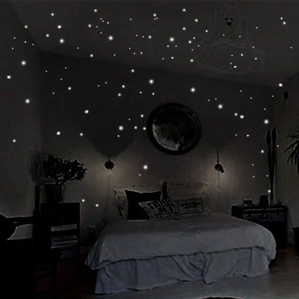 Night Sky Glow Wall Stars