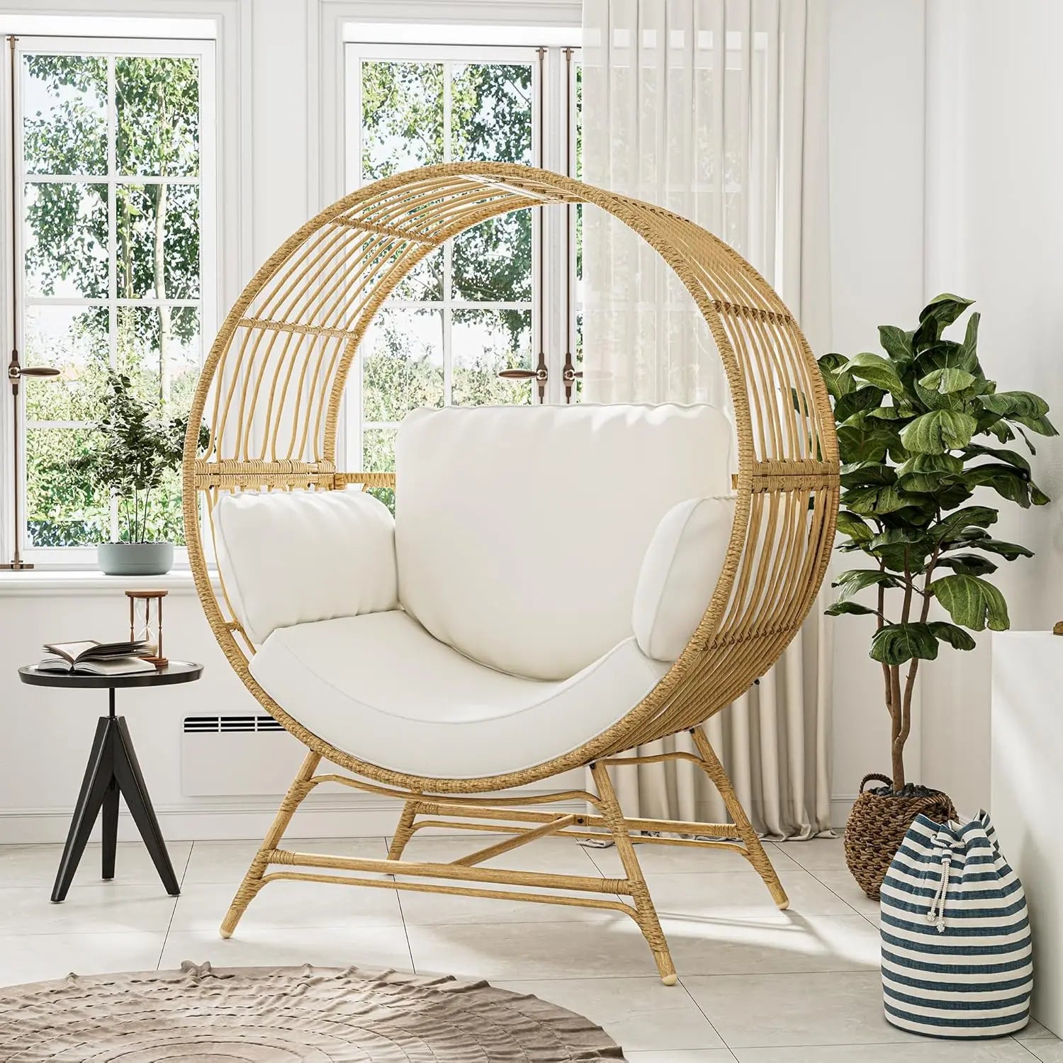 CloudNest Oversized Egg Hanging Chair