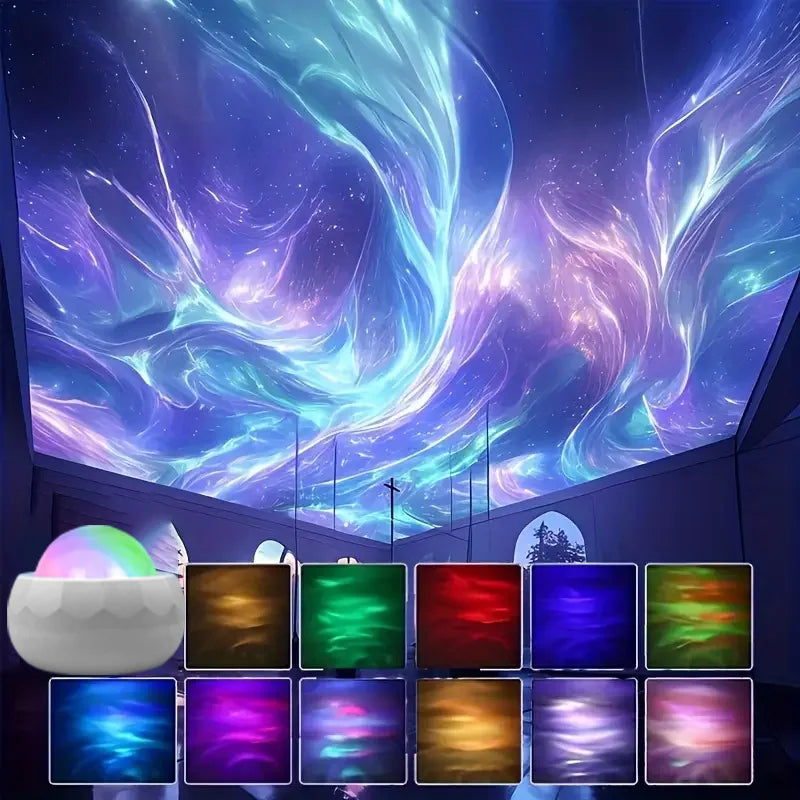 Aurora LED Night Sky Projector
