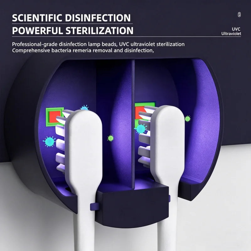 Pocket UV Toothbrush Sterilizer Case