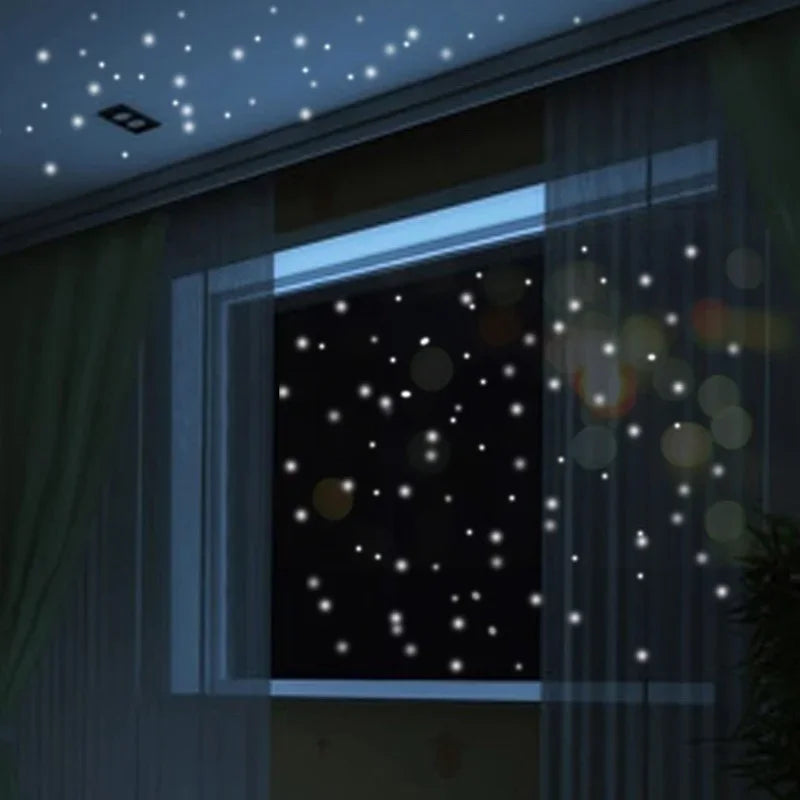 Night Sky Glow Wall Stars