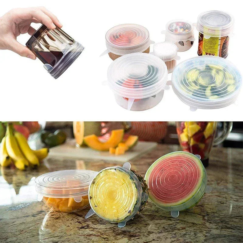 GripSeal Silicone Stretch Lids Set