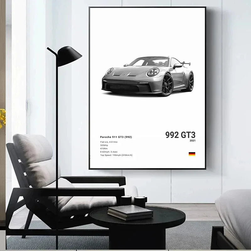Luxury GT RS Canvas Art