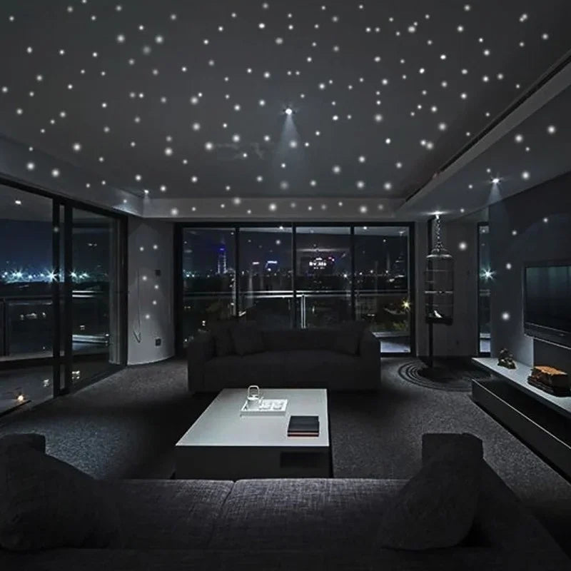 Night Sky Glow Wall Stars