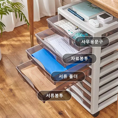 Clear Multi-Drawer Organizer
