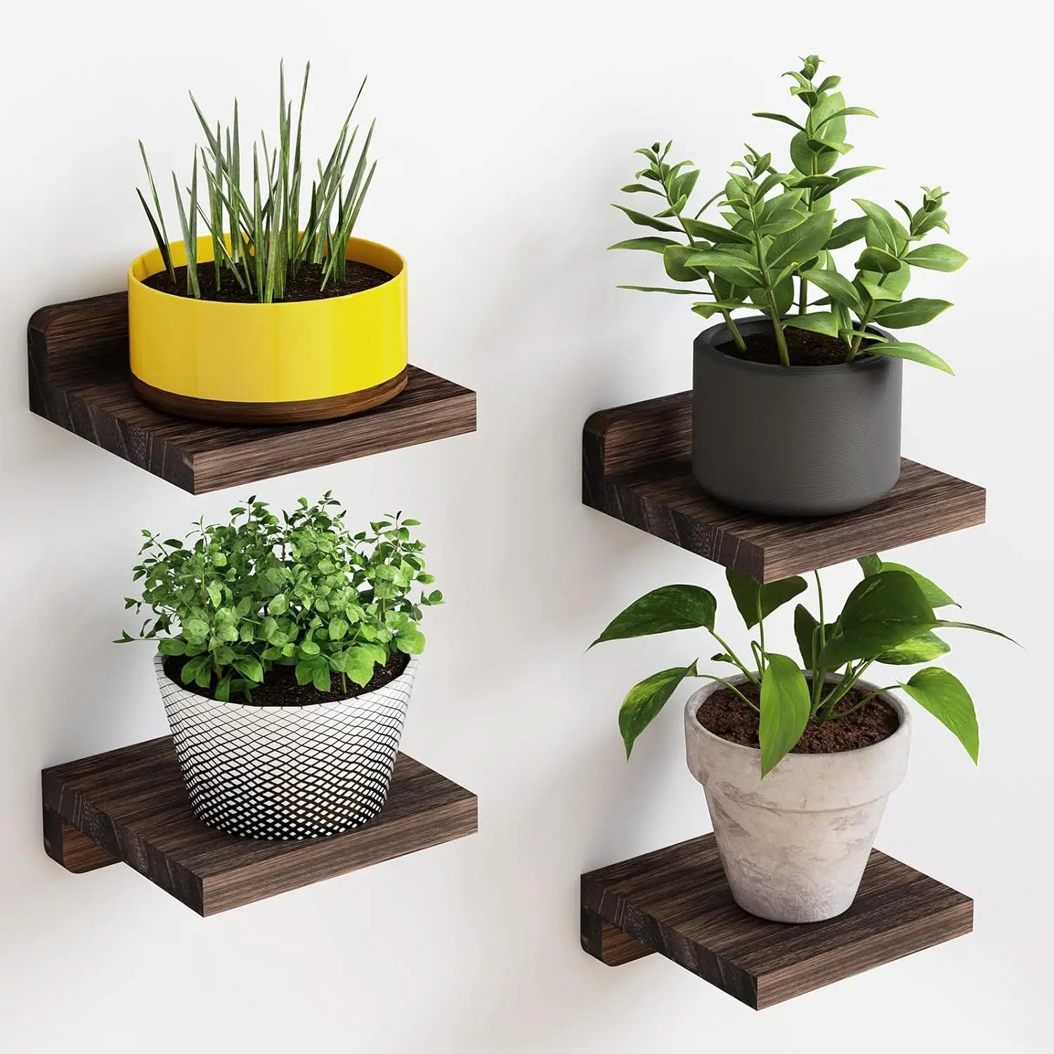 StackMate Wood Floating Display Ledges